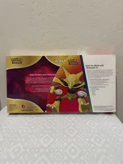 Pokemon TCG Sword And Shield Alakazam V Collector Box New And Sealed with Promos 820650807480 - Image 3