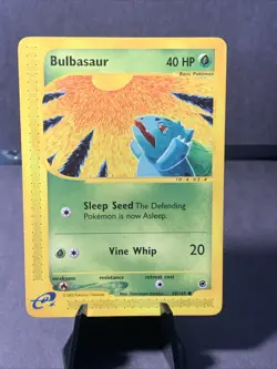 Pokemon TCG Bulbasaur Expedition Base Set #95/165 2002 Non-Holo VTG WOTC LP - Image 1