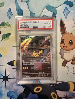 Pikachu Art Rare Japanese Pokemon 151 173/165 PSA 10 Gem Mint Slab - Image 1