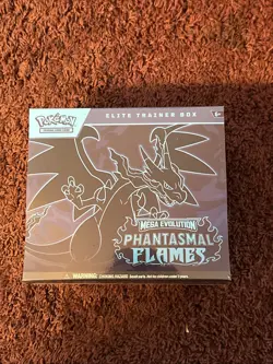 Pokemon TCG Mega Evolution Phantasmal Flames Elite Trainer Box ETB NEW/Sealed - Image 1