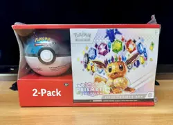 Pokemon TCG Prismatic Evolutions Elite Trainer Box ETB Sam's Club Poke Ball Tin - Image 1