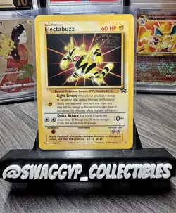 ◓Electabuzz #2 Kids WB 1998 - Pokemon TCG Stamped Movie Promo Rare*NM-◓ - Image 1