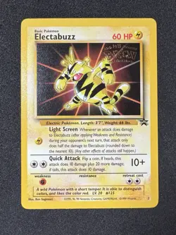◓Electabuzz #2 Kids WB 1998 - Pokemon TCG Stamped Movie Promo Rare*NM-◓ - Image 2