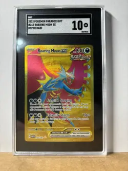 Gem Mint 10 SGC! Pokemon TCG Roaring Moon Paradox Rift 262/182 Holo Hyper Rare! - Image 1