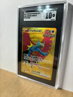 Gem Mint 10 SGC! Pokemon TCG Roaring Moon Paradox Rift 262/182 Holo Hyper Rare! - Image 2