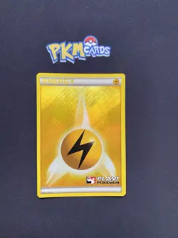 Pokemon TCG Lightening Energy Black & White Prize Pack Holo LP. - Image 1