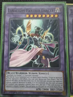 Yu-Gi-Oh! TCG Lunalight Panther Dancer Set of 3 1st Edition LED4-EN053 NM - Image 1