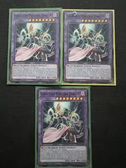 Yu-Gi-Oh! TCG Lunalight Panther Dancer Set of 3 1st Edition LED4-EN053 NM - Image 4
