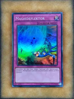 Yugioh Magic Deflector OP03-EN011 OP03-DE011 Super Rare GERMAN NM - Image 1