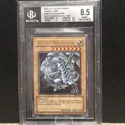 BGS 8.5 YuGiOh Blue-Eyes White Dragon JMP-001 Ultra Rare Shonen Jump Promo 2002 - Image 3