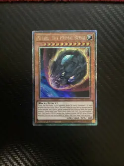 Yugioh Nibiru, the Primal Being RA01-EN015 Quarter Century Rare 1st Ed NM - Image 1