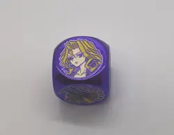 Yugioh Harpy Lady Amanda Lapalme Manamoon Mana Moon - 6-Sided Metal Dice X1 - Image 2