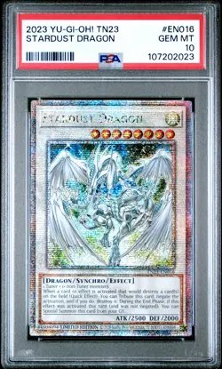 PSA 10 Stardust Dragon #EN016 Yu-Gi-Oh! 25th Anniversary Tin: Dueling Heroes - Image 1