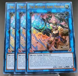 3x Yugioh! Tri-Brigade Arms Mouser DOOD-EN051 Ultra Rare 1st Ed NM 3x - Image 1