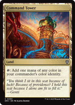 Command Tower (0060) [Aetherdrift Commander] Magic MTG - Image 1