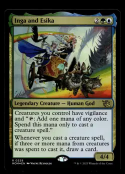 Inga and Esika 229 Foil R Prerelease Cards - Image 1