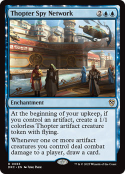 Thopter Spy Network [Aetherdrift Commander] Magic MTG - Image 1