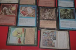 MTG 10x Weatherlight mirage rares blue misc magic card lot MP - Image 3