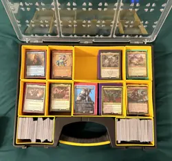 Magic The Gathering Lot: 9 Commander Decks Plus 1000 Assorted Cards - Image 1