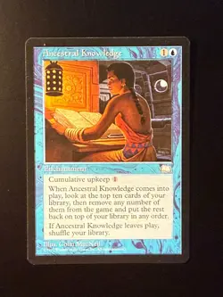 MTG - Ancestral Knowledge - Weatherlight - 1x NM (Magic: The Gathering) - Image 1