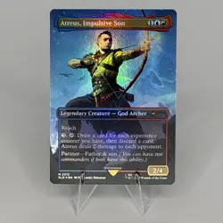 Atreus, Impulsive Son God Of War Norse FOIL Mythic PlayStation Secret Lair NM - Image 1