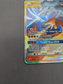 Pokemon TCG Reshiram & Charizard GX 20/214 Tag Team Ultra Rare NM Near Mint - Image 5
