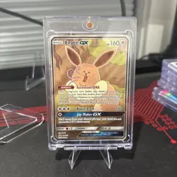 Pokemon TCG Eevee GX SM233 Full Art Black Star Promo Sun & Moon - Image 1