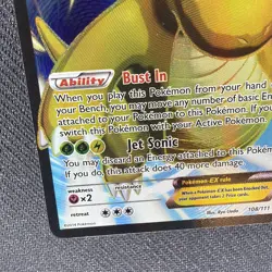 Pokemon TCG Dragonite EX (108 Full Art) #108/111 XY - Furious Fists - Image 5
