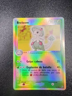 Breloom 16/109 Ruby and Sapphire Reverse Holo Pokemon TCG NM/M (SPANISH CARD) - Image 1