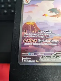 Pokemon TCG Charizard EX 151 Ultra Rare Card Scarlet & Violet Series 199/165 NM - Image 3