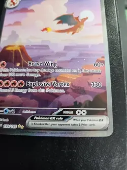 Pokemon TCG Charizard EX 151 Ultra Rare Card Scarlet & Violet Series 199/165 NM - Image 4