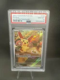 2023 Pokemon Plusle Illustration Rare Card #193 PSA 10 - Image 1
