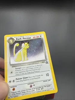 Dark Persian Holo #17 Black Star Nintendo Magazine Promo Pokemon MP - Image 2