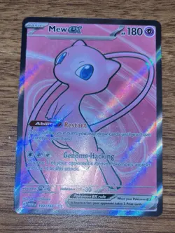 POKEMON TCG Scarlet & Violet 151 MEW EX Full Art Card 193/165 - Image 1