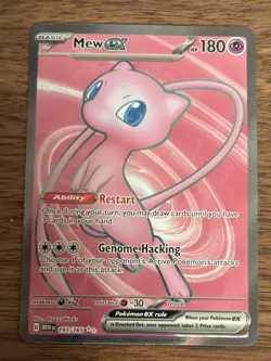 POKEMON TCG Scarlet & Violet 151 MEW EX Full Art Card 193/165 - Image 2