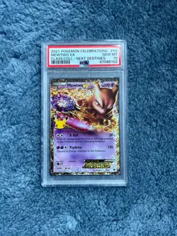 PSA 10 MEWTWO EX #54 Celebrations Classic Collection Pokemon 25th Anniversary - Image 1