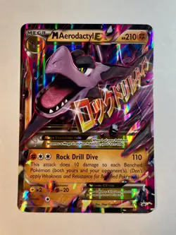 JUMBO M Aerodactyl EX XY98 - Black Star Promo - Oversized Pokemon Card - Image 1