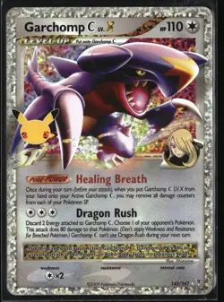 Pokemon TCG: 2021 Celebrations Classic Collection Garchomp C lvl X (145/147) - Image 1