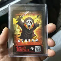 Scream (Pikachu) - Movie Ticket Card - Electric Pikachu Cosplay - Pokemon - Image 1