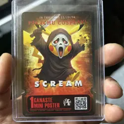 Scream (Pikachu) - Movie Ticket Card - Electric Pikachu Cosplay - Pokemon - Image 2