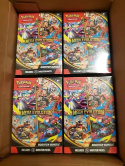Pokemon Mega Evolutions Booster Bundle - Lot Of 4 - Sealed - In Hand - Image 1