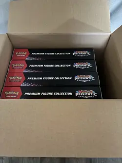Pokemon TCG Prismatic Evolutions Premium Figure Collection Lot Of 4 - Image 1