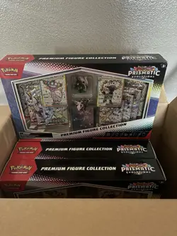 Pokemon TCG Prismatic Evolutions Premium Figure Collection Lot Of 4 - Image 2