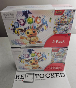 Pokemon Prismatic Evolutions Elite Trainer Box and Booster Bundle Costco 2 Pack - Image 1