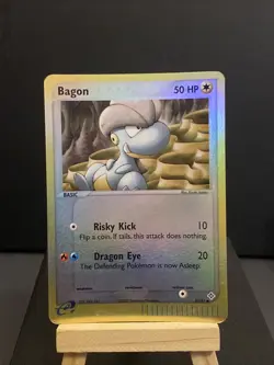 Pokemon Card Bagon 50/97 Ex Dragon Reverse Holo Light Play - Image 1