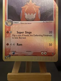 Pokemon Card Camerupt 24/97 Reverse Holo EX Dragon Set Light play - Image 3