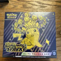 POKEMON SCARLET & VIOLET SURGING SPARKS ELITE TRAINER BOX ETB NEW FACTORY SEALED - Image 1