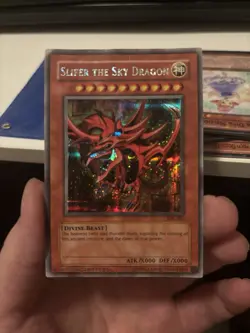(121) Yu-Gi-Oh Card Slifer the Sky Dragon GBI-001 Secret Rare - Image 1