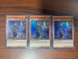 Yu-Gi-Oh! Legendary Six Samurai - Kizan SPWA-EN010 Super Rare 1st Edition LP x3 - Image 1