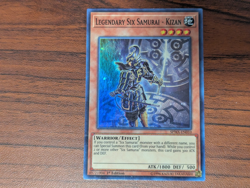 Yu-Gi-Oh! Legendary Six Samurai - Kizan SPWA-EN010 Super Rare 1st Edition LP x3 - Image 4